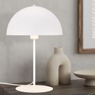 Candeeiro de mesa moderno branco, Fransisca, com interruptor