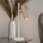 Candeeiro de mesa moderno castanho, Sieb, com interruptor
