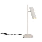 Candeeiro de mesa moderno cinzento, Sieb, com interruptor