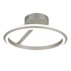 Candeeiro de teto moderno níquel, Jiry, 34W, LED white switch, regulável em 3 níveis