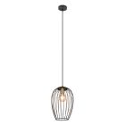 Candeeiro suspenso industrial preto, Dilano