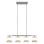 Candeeiro suspenso moderno branco, Denley