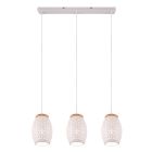 Candeeiro suspenso moderno branco, Delana