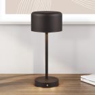 Candeeiro de mesa moderno preto, Dustin, 1,5W, LED 3000K, com dimmer tátil