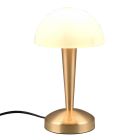 Candeeiro de mesa moderno latão, Delila, com dimmer tátil