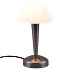 Candeeiro de mesa moderno preto, Delila, com dimmer tátil