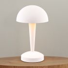 Candeeiro de mesa moderno branco, Delila, com dimmer tátil