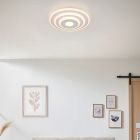 Candeeiro de teto design branco, Yeel, 35W, LED ajustável de branco quente a branco frio, regulável em 3 níveis