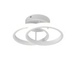Candeeiro de teto design branco, Yasser, 7W, LED 4000K