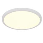 Plafon moderno branco, Zayd, 30W, LED white switch, regulável em 3 níveis