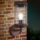 Candeeiro para exterior industrial cor de ferrugem, Sammy, IP44