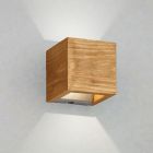 Candeeiro up down vintage castanho, Deka, 4W, LED 3000K