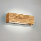 Candeeiro up down vintage castanho, Deka, 13W, LED 3000K