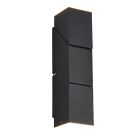 Candeeiro up down moderno preto, Lok, 3W, LED 3000K