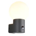 Candeeiro de parede exterior com sensor de movimento moderno antracite, Ouarda, IP44