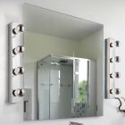 Candeeiro de parede para casa de banho moderno cromo, Rinaldo, IP44