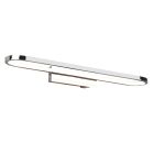 Candeeiro de parede para casa de banho moderno cromo, Martin, 22W, LED 3000K, IP44