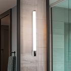 Candeeiro de parede para casa de banho moderno cromo, Bernou, 16W, LED 3000K, IP44