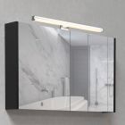 Candeeiro de parede para casa de banho moderno cromo, Celal, 7,5W, LED 3000K, IP44