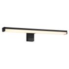 Candeeiro de parede para casa de banho moderno preto, Celal, 7,5W, LED 3000K, IP44