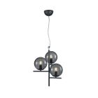 Candeeiro suspenso moderno antracite, Silkis