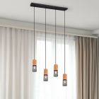 Candeeiro suspenso vintage preto, Jessica