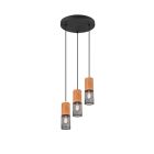 Candeeiro suspenso vintage preto, Jessica