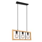 Candeeiro suspenso vintage preto, Rafiq