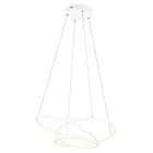 Candeeiro suspenso design branco, Teodore, 34W, LED white switch, regulável em 3 níveis