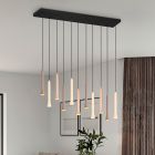 Candeeiro suspenso moderno preto, Albartus, 3W, LED white switch, regulável em 3 níveis