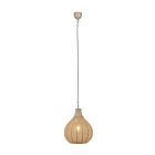 Candeeiro suspenso de rattan preto, Jurn