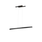 Candeeiro suspenso moderno preto, Thyra, 44W, LED 3000K