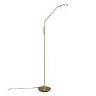 Candeeiro de pé arco moderno latão, Bilge, 12W, LED com tonalidade de luz ajustável, com interruptor
