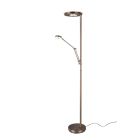 Candeeiro de leitura de pé moderno bronze, Yazid, 32W, LED com tonalidade de luz ajustável