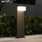 Candeeiro de pé exterior com sensor de movimento moderno antracite, Slimane, 13W, LED 3000K, IP54