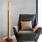 Candeeiro de pé moderno castanho, Neville, 16W, LED 3000K, regulável em 3 níveis