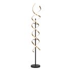 Candeeiro de pé design latão, Sylvian, 32W, LED com tonalidade de luz ajustável, com dimmer tátil