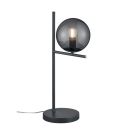 Candeeiro de mesa moderno antracite, Silkis, com interruptor