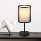 Candeeiro de mesa moderno antracite, Mirle, com interruptor