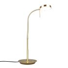 Candeeiro de mesa moderno latão, Bilge, 12W, LED com tonalidade de luz ajustável, com interruptor