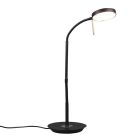 Candeeiro de mesa moderno preto, Bilge, 12W, LED com tonalidade de luz ajustável, com interruptor
