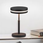 Candeeiro de mesa moderno antracite, Marjon, 6W, LED 3000K, com interruptor