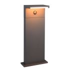 Candeeiro de pé exterior com sensor de movimento moderno antracite, Patrique, IP54