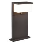 Candeeiro de pé exterior com sensor de movimento moderno antracite, Slimane, 13W, LED 3000K, IP54