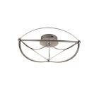 Plafon moderno níquel, Remy, 42W, LED 3000K