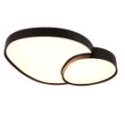 Candeeiro de teto de metal preto, Merwin, 51W, LED ajustável de branco quente a branco frio