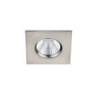 Foco de encastrar casa de banho moderno níquel, Iman, 5W, LED 3000K, IP65