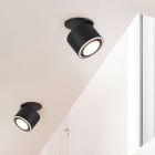 Plafon moderno preto, Jorno, 3,5W, LED 3000K