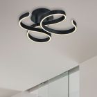 Plafon moderno antracite, Davu, 40W, LED 3000K