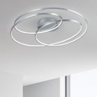 Plafon moderno níquel, Sabra, 38W, LED 3000K